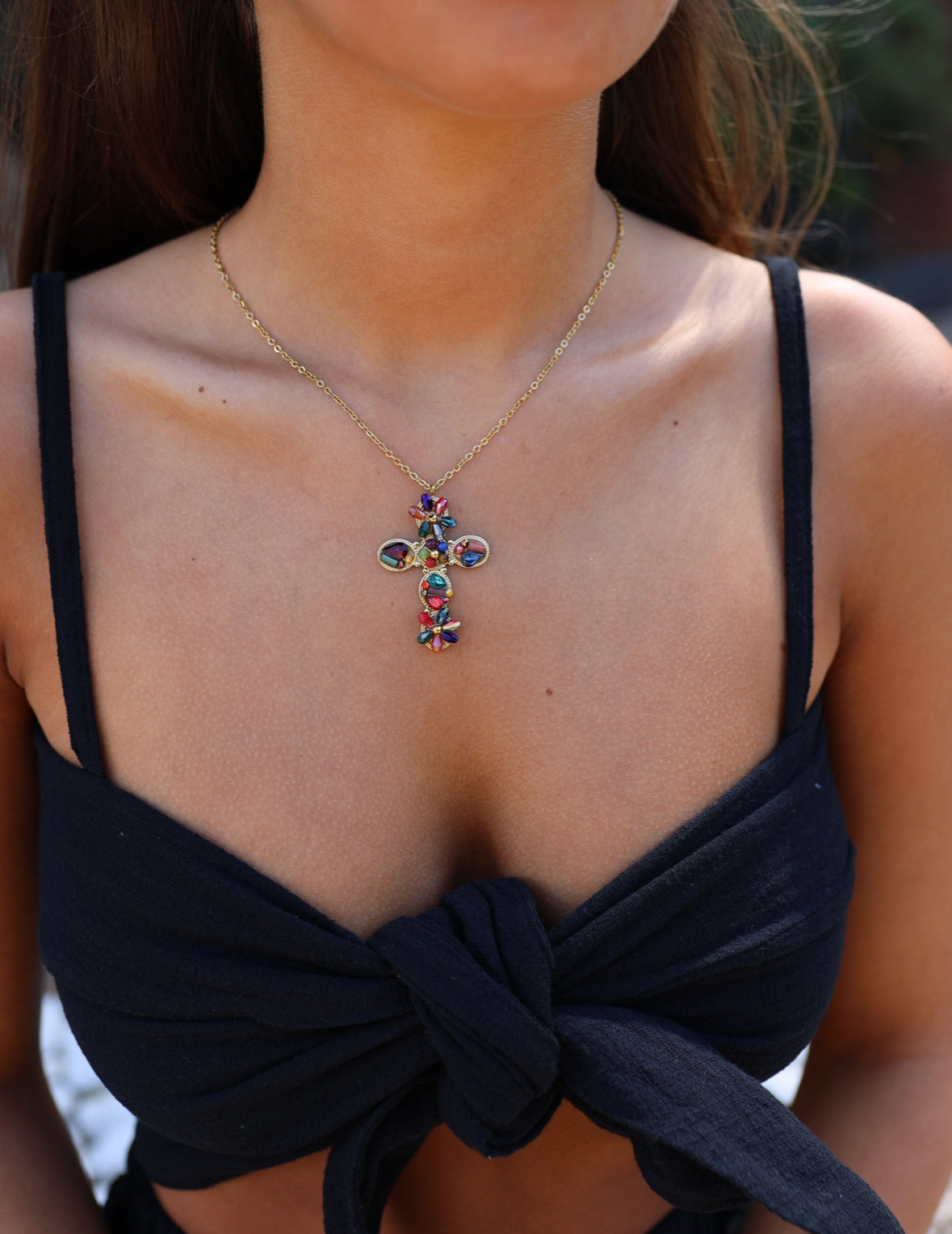 Collier croix